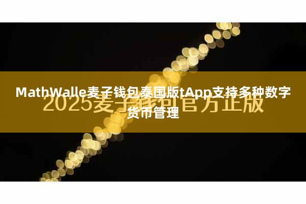 MathWalle麦子钱包泰国版tApp支持多种数字货币管理