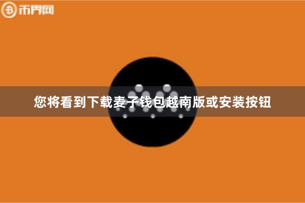 您将看到下载麦子钱包越南版或安装按钮